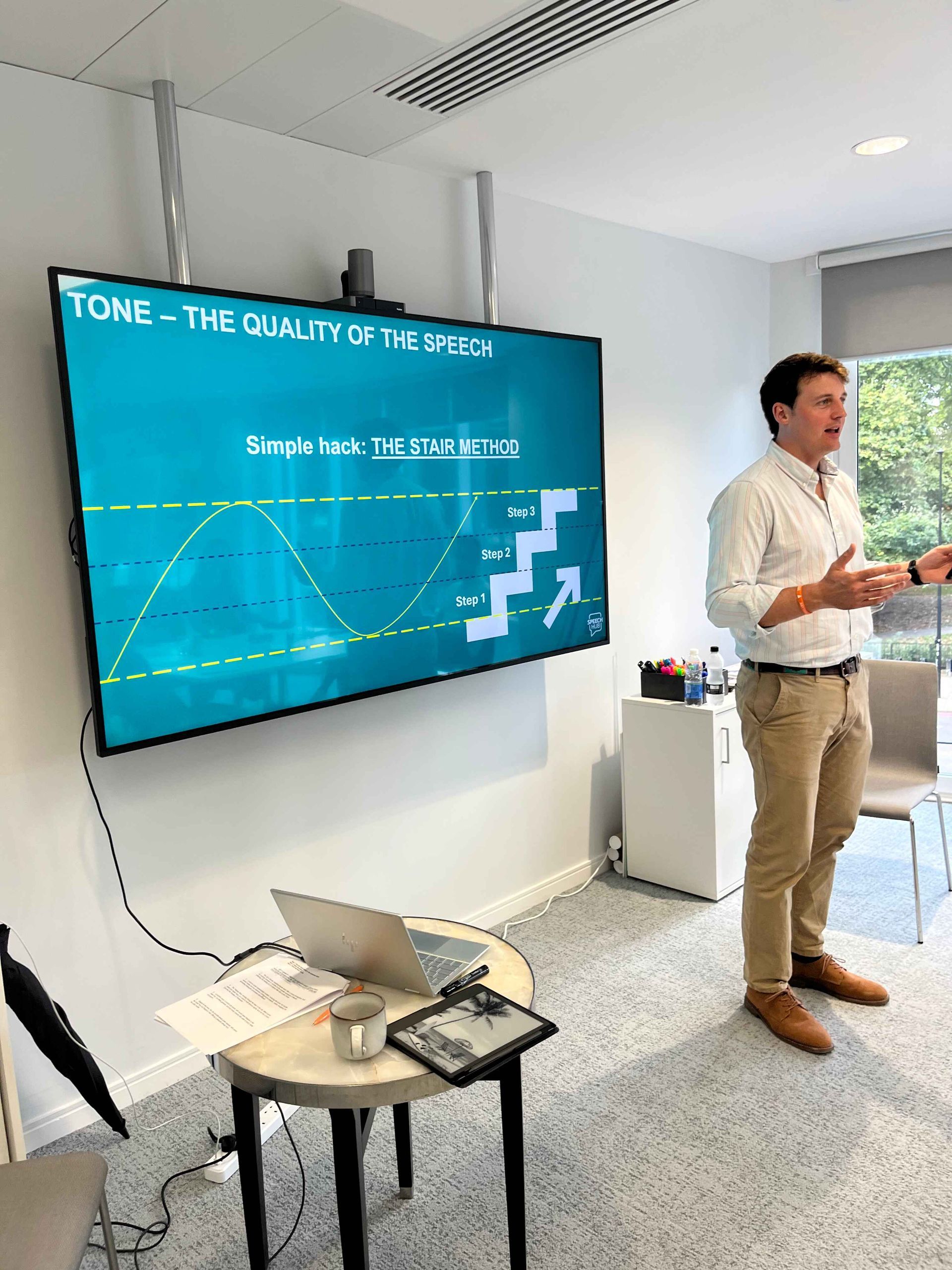 Speech Hub workshop in progress