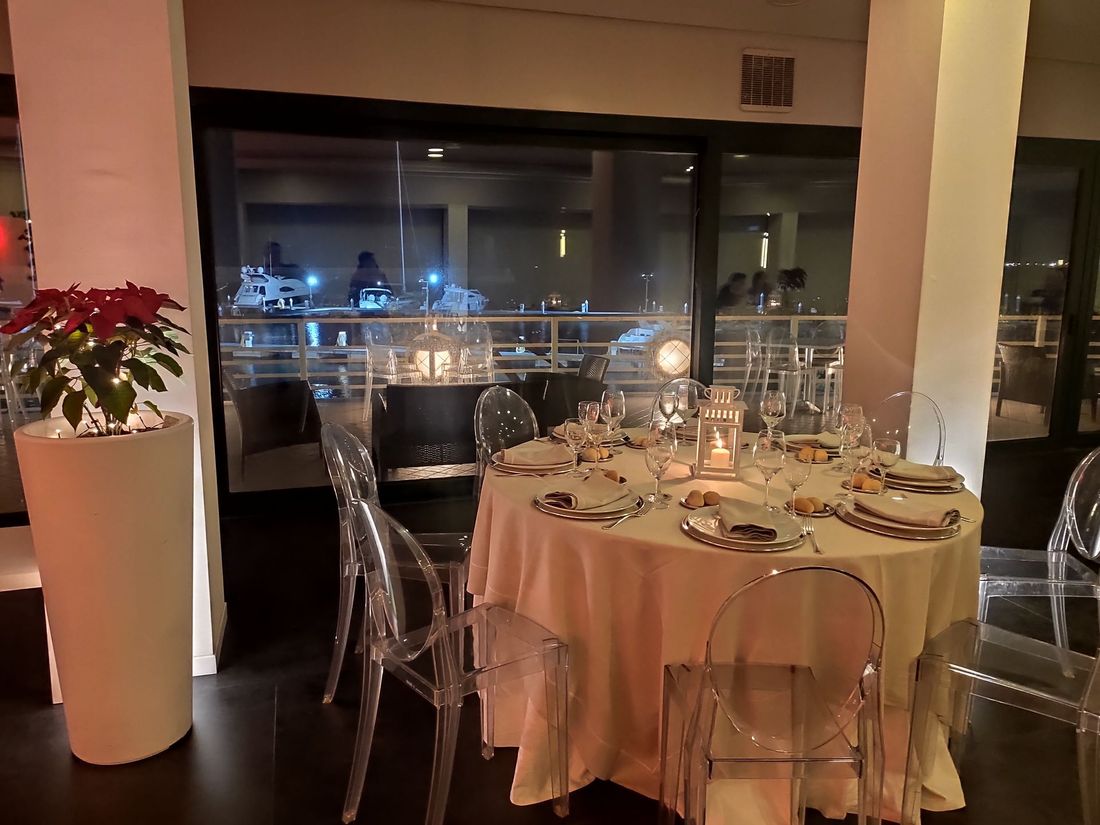 Terrace receptions with a view
