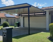 Covered driveway