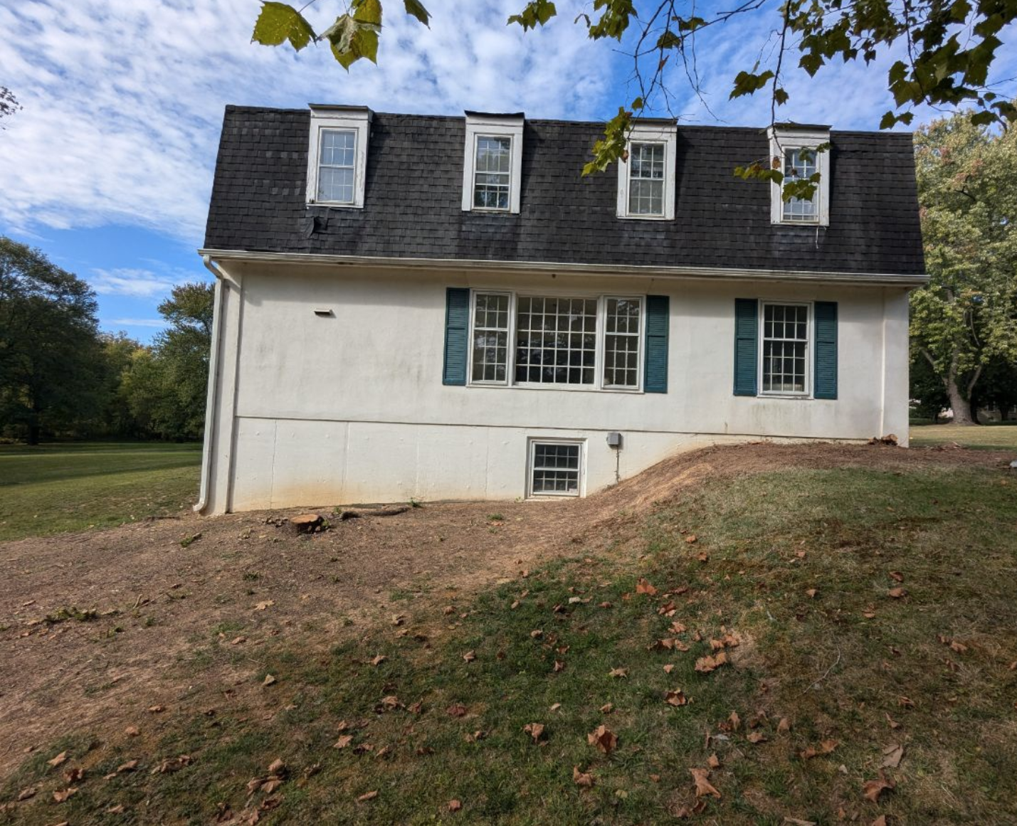 BEFORE image of the exterior of a home in West Chester PA before a new paint job