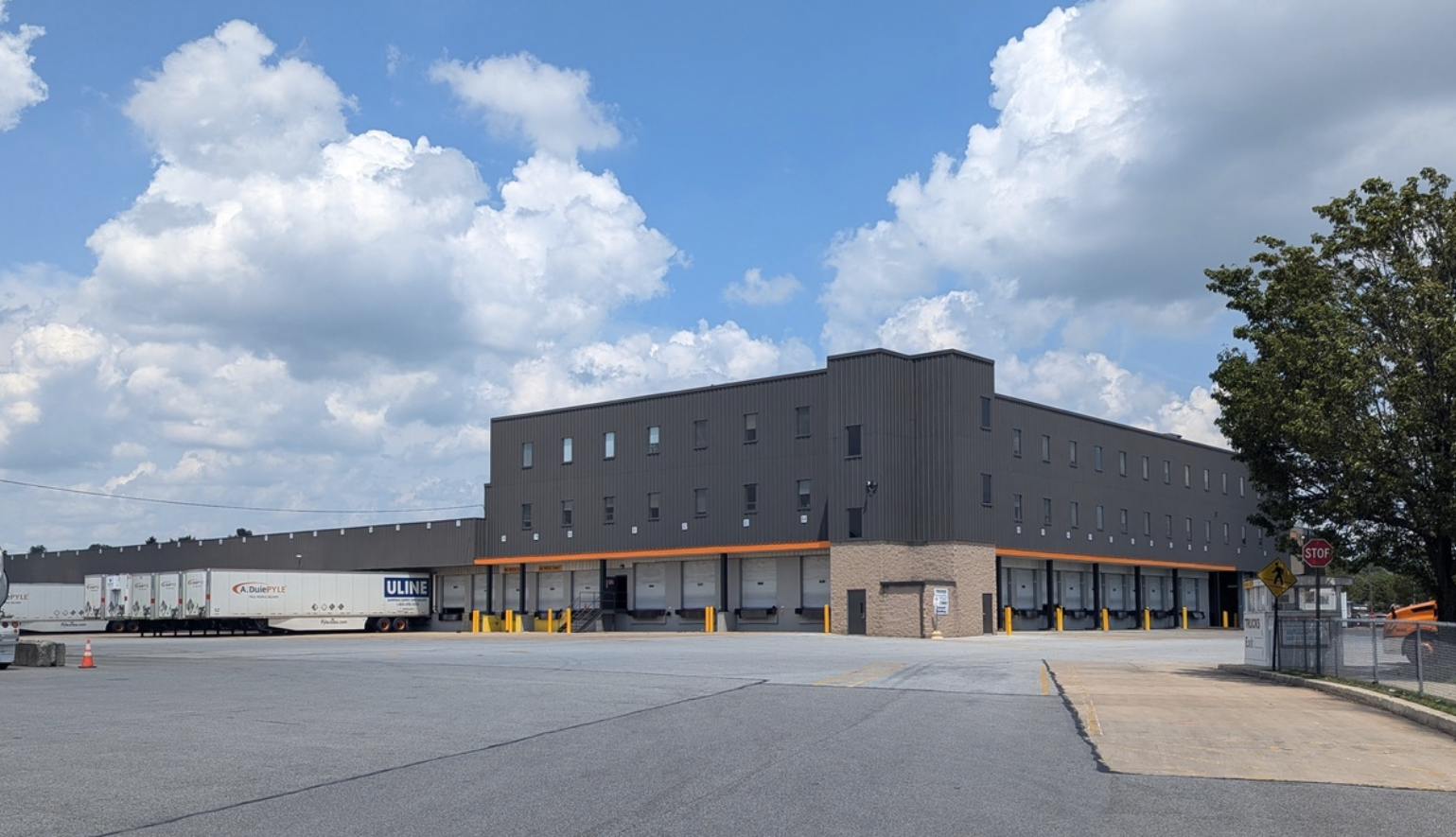 Large commercial building after paint job