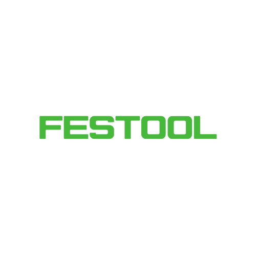 The festool logo is green and white on a white background.
