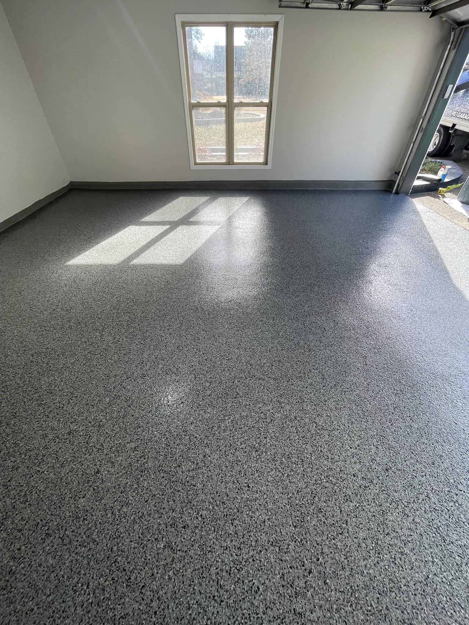 After Polyurea Epoxy Garage Floor Coating