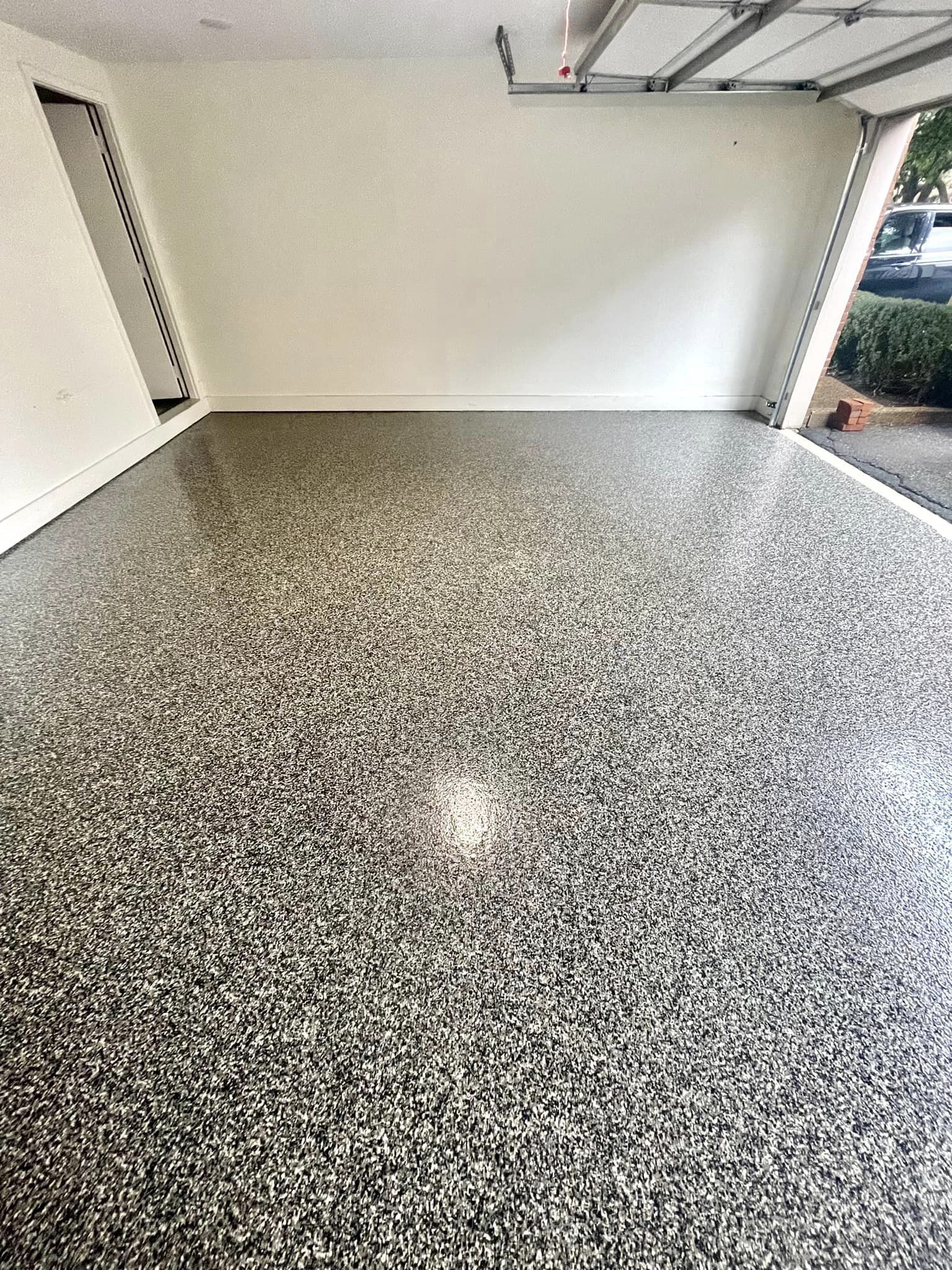 After Polyurea Epoxy Garage Floor Coating