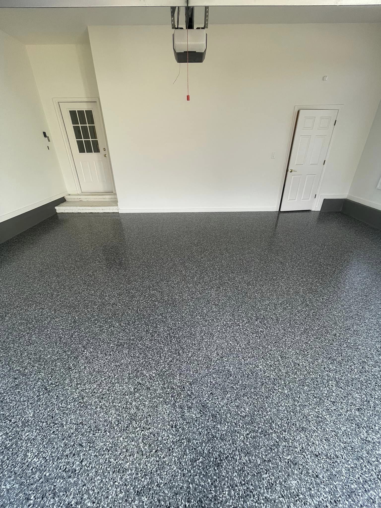 After Polyurea Epoxy Garage Floor Coating
