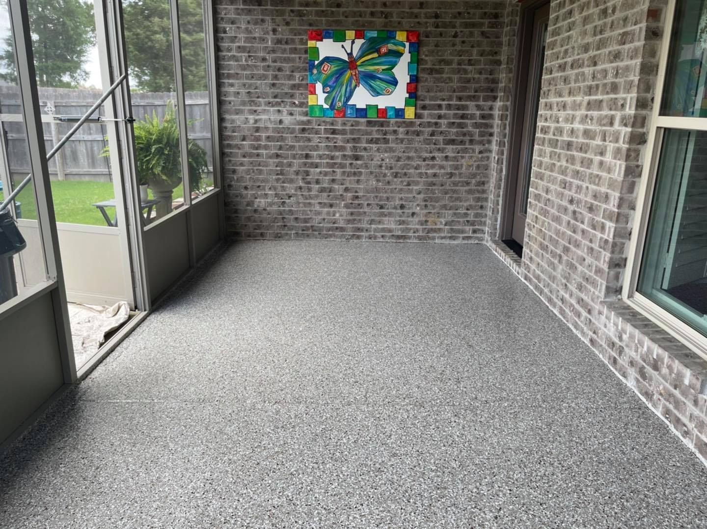 After Polyurea Epoxy Garage Floor Coating