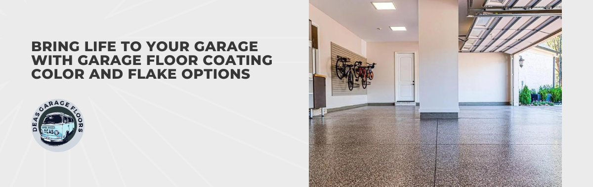Bring Life to Your Garage With Garage Floor Coating Color and Flake Options