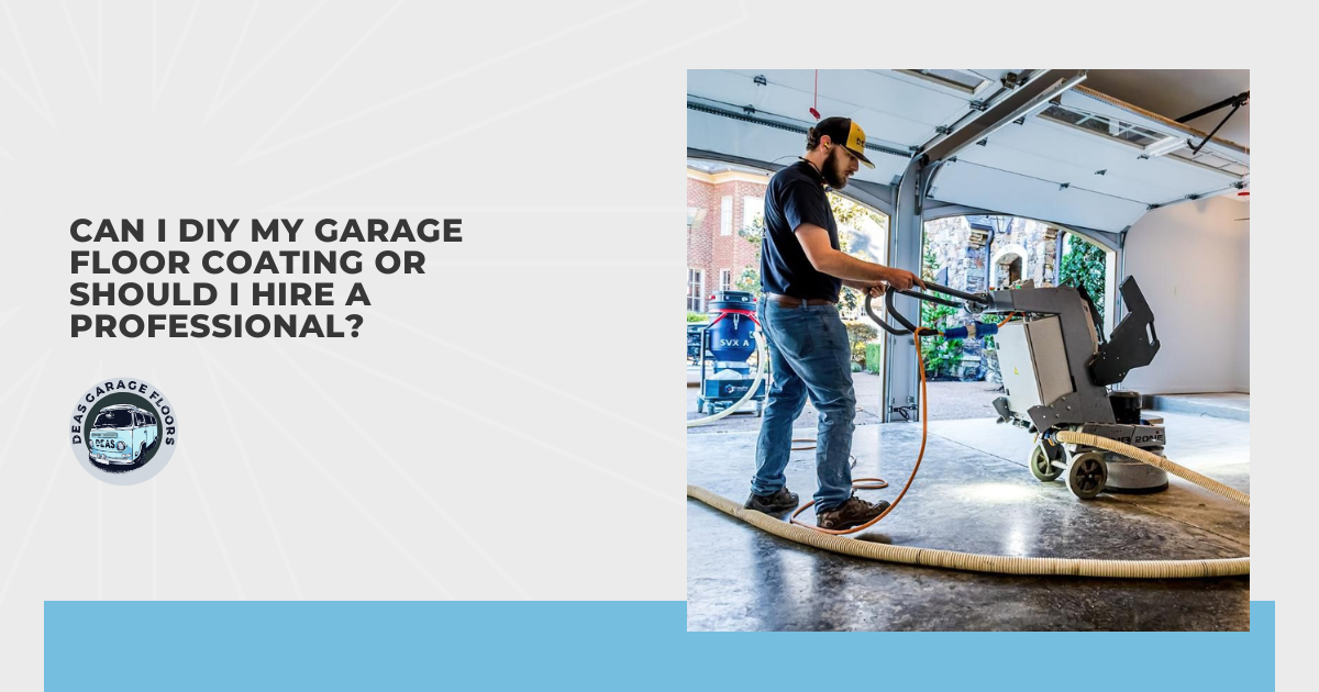 Can I DIY My Garage Floor Coating or Should I Hire a Professional?