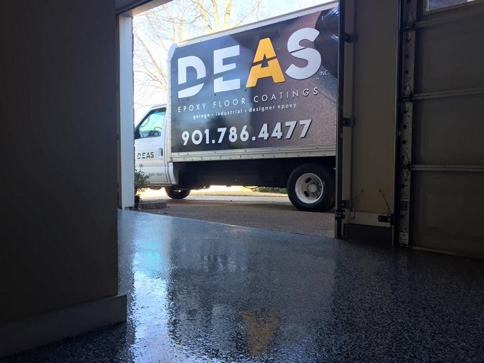 DEAS Garage Floors Work Truck