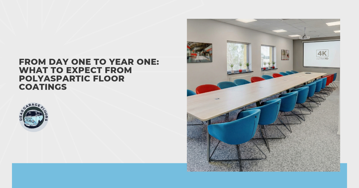 From Day One to Year One: What to Expect From Polyaspartic Floor Coatings