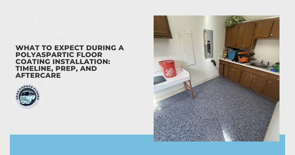What to Expect During a Polyaspartic Floor Coating Installation: Timeline, Prep, and Aftercare