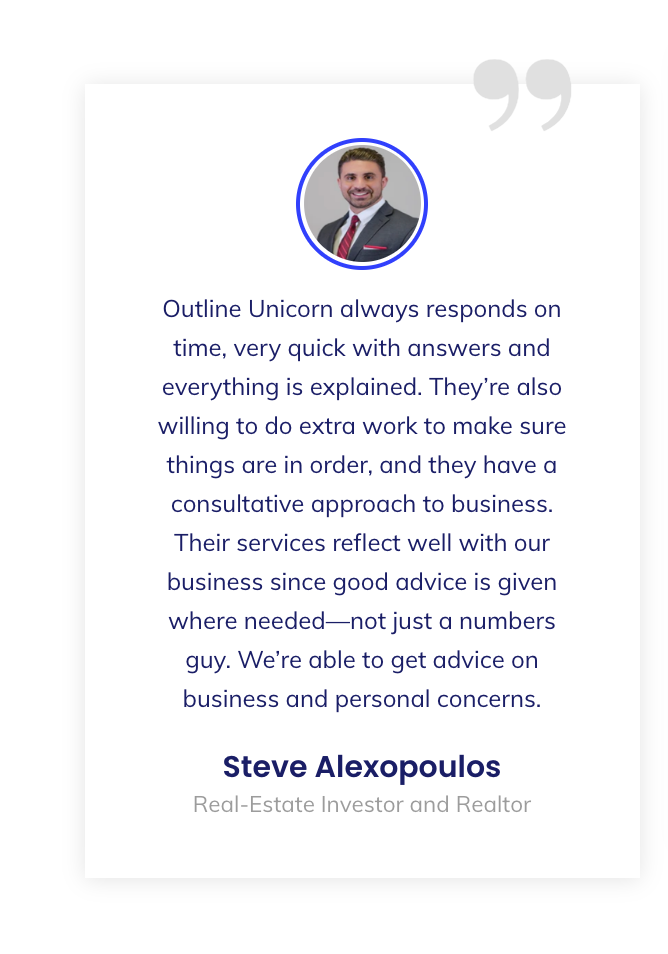 Outline unicorn always responds on time , very quick with answers and everything is explained.
