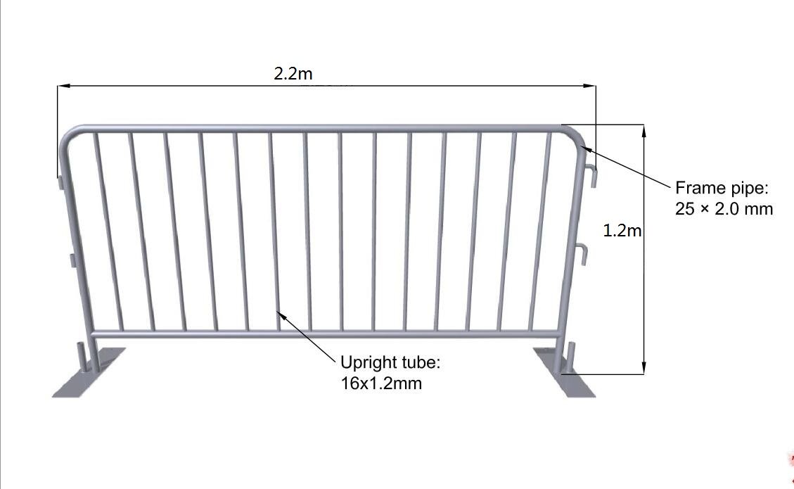 Temporary crowd control barriers | FTH Events | Auckland wide