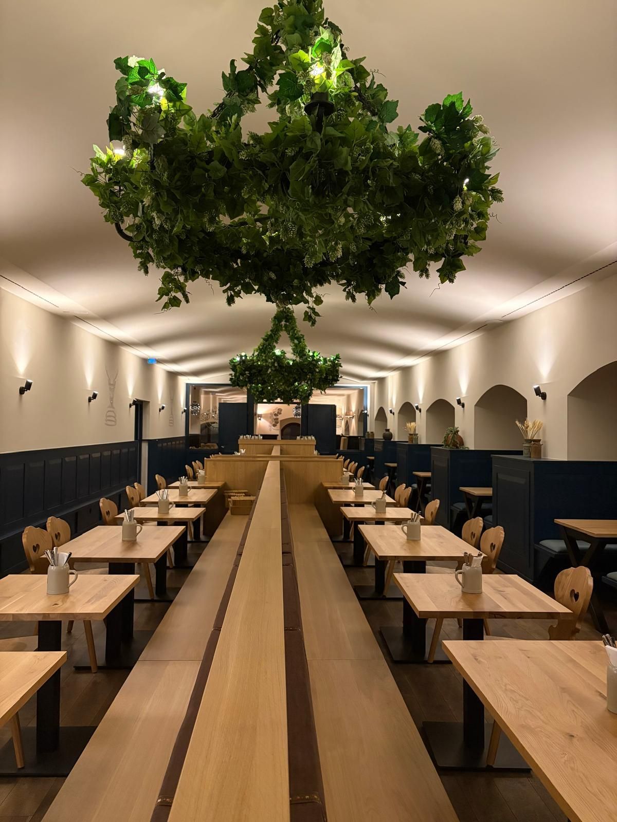 Die Eventlocation die Schwemme, großer Wirtshaussaal, Wirtshaus Albrecht Nürnberg, Betriebsfeier, Weihnachtsfeier