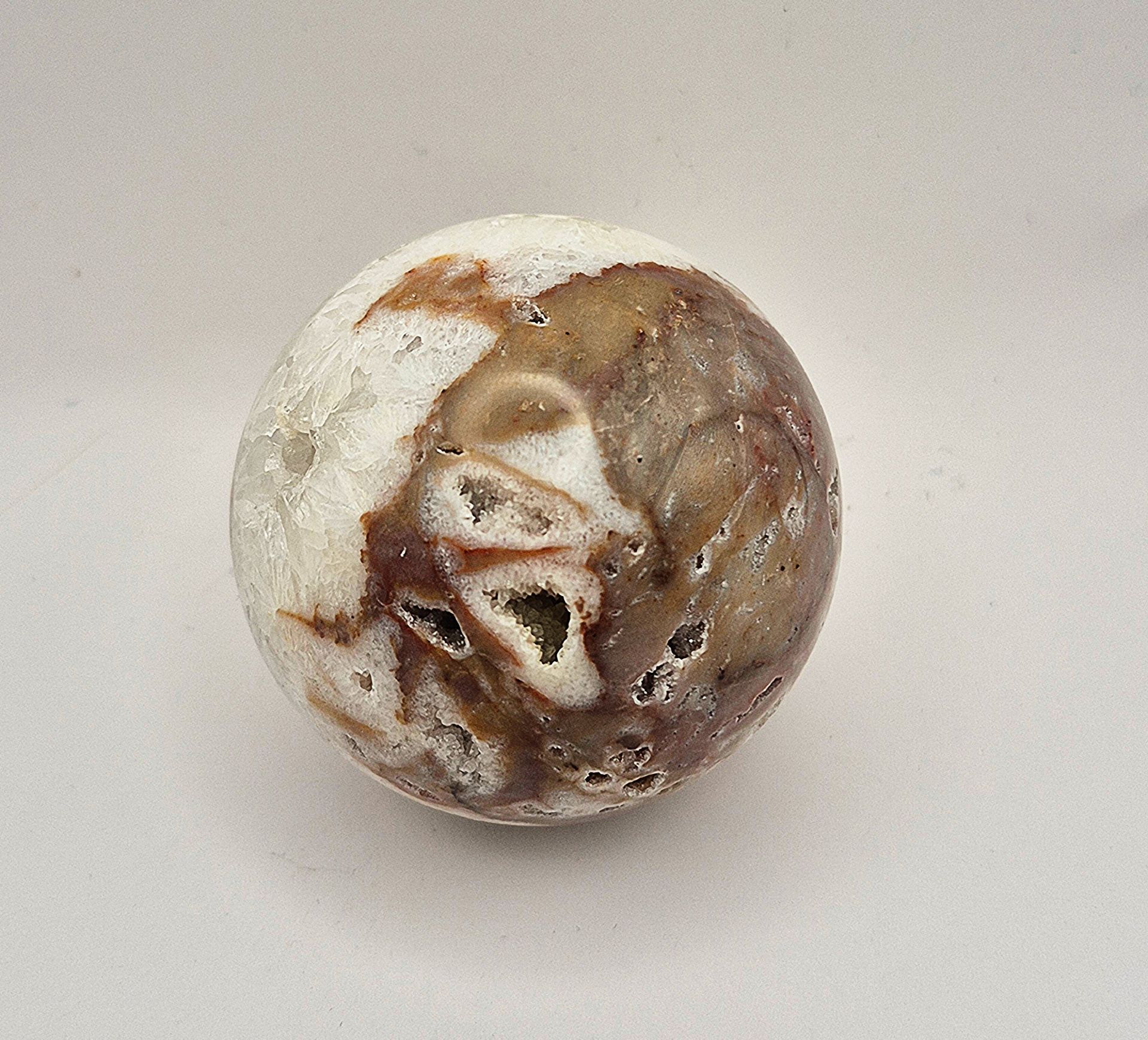 Red Brown Agate Sphere