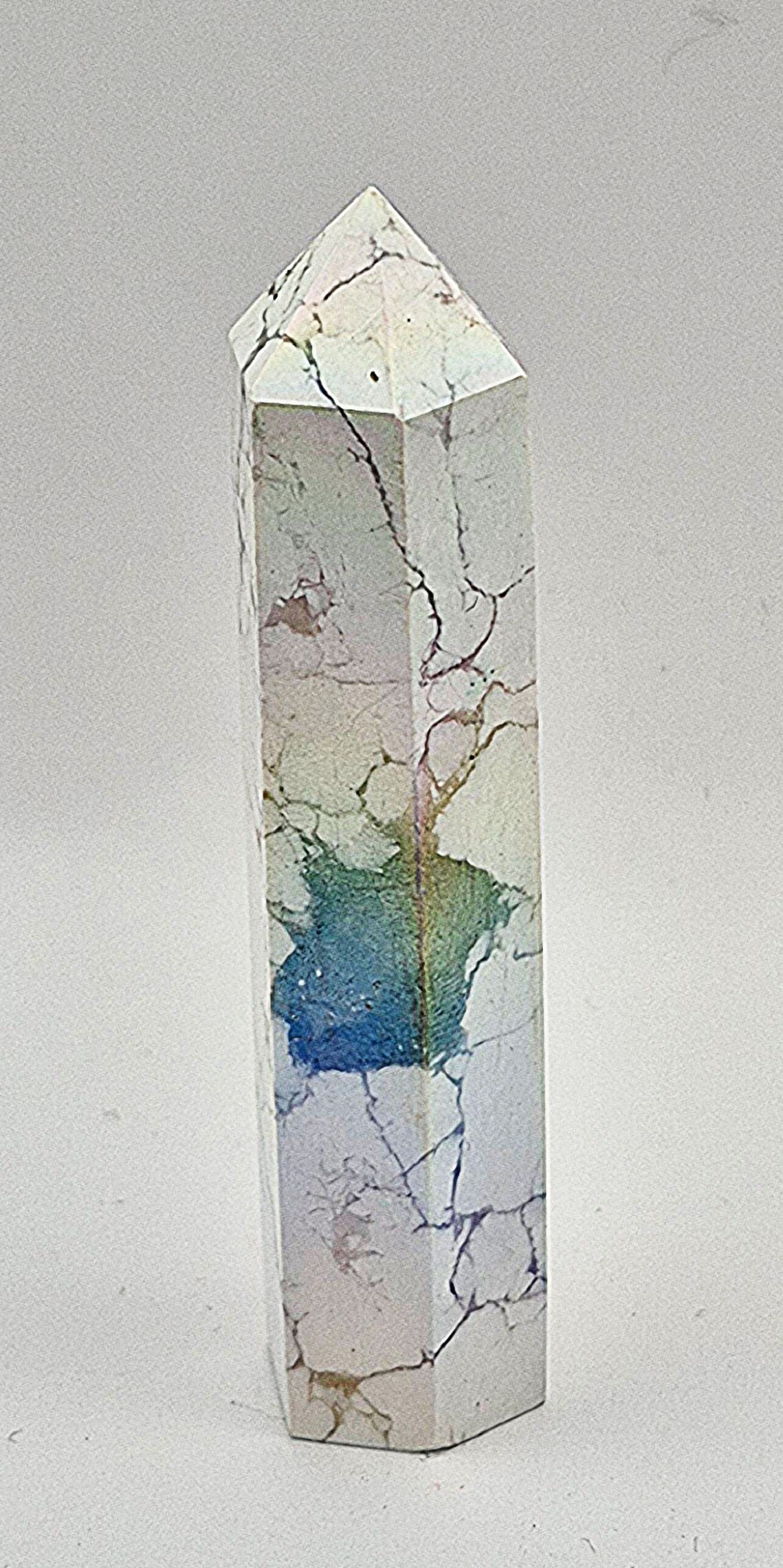 Howlite Crystal Tower