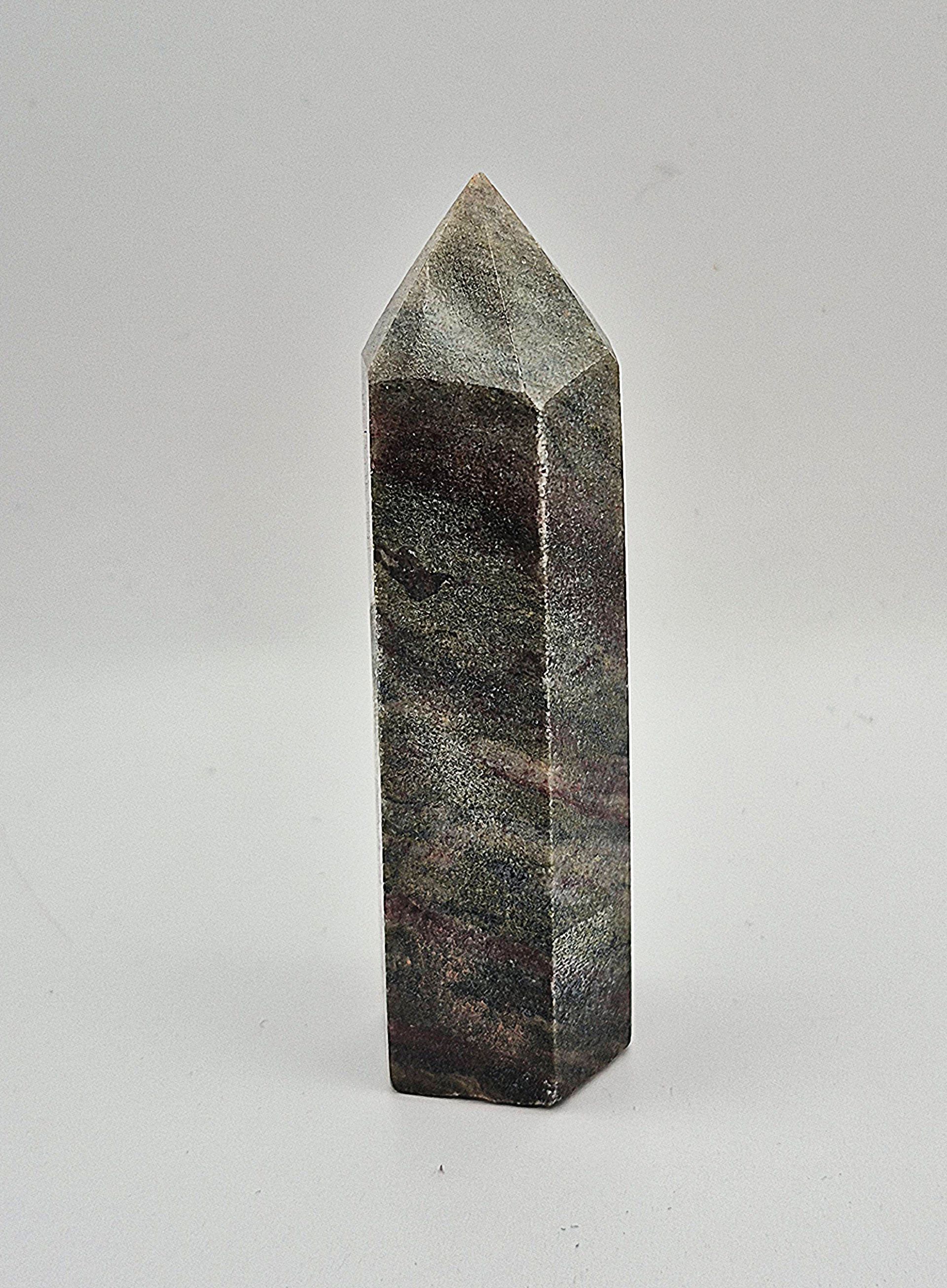 Stripe Ocean Jasper Crystal Tower