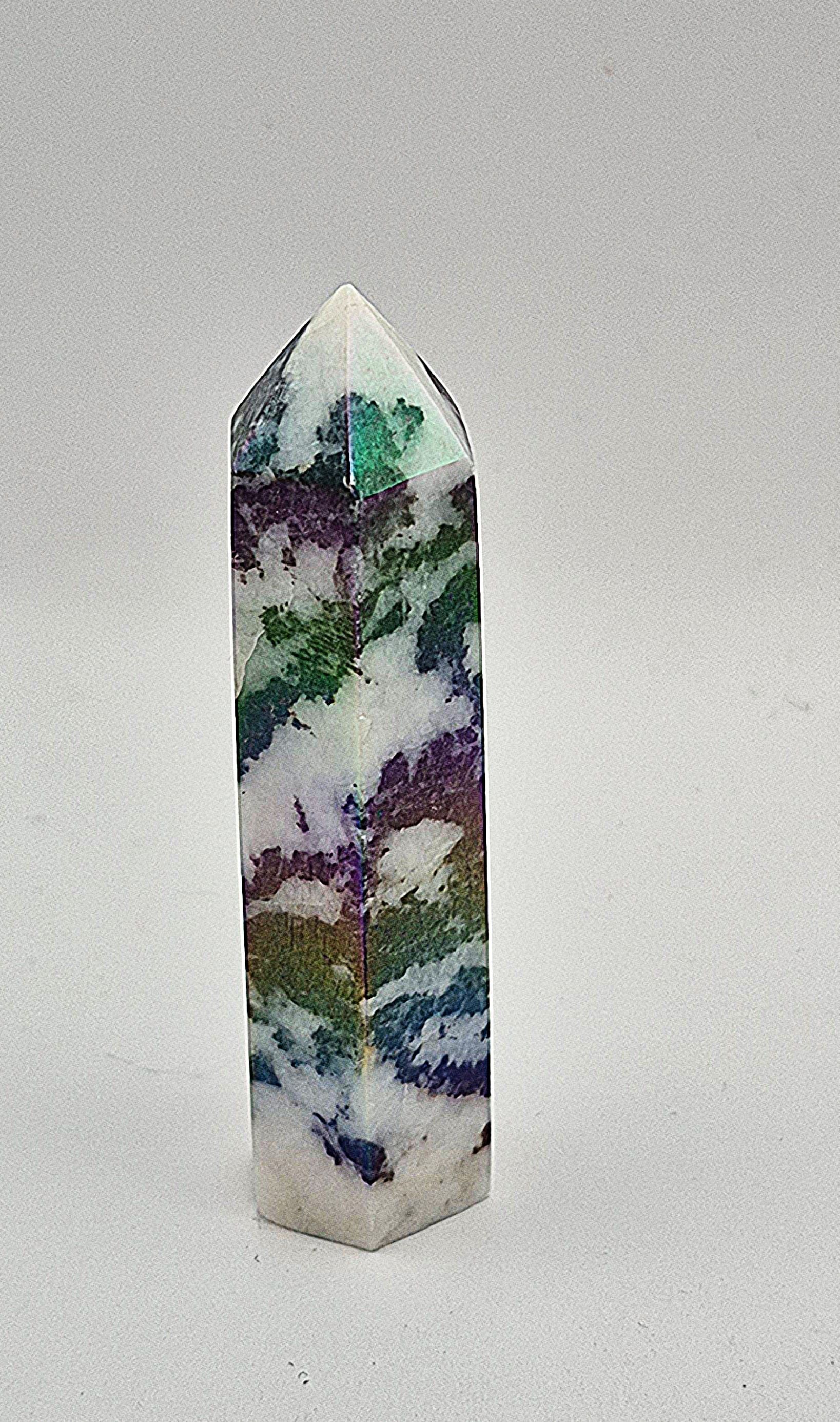 Zebra Stone Crystal Tower