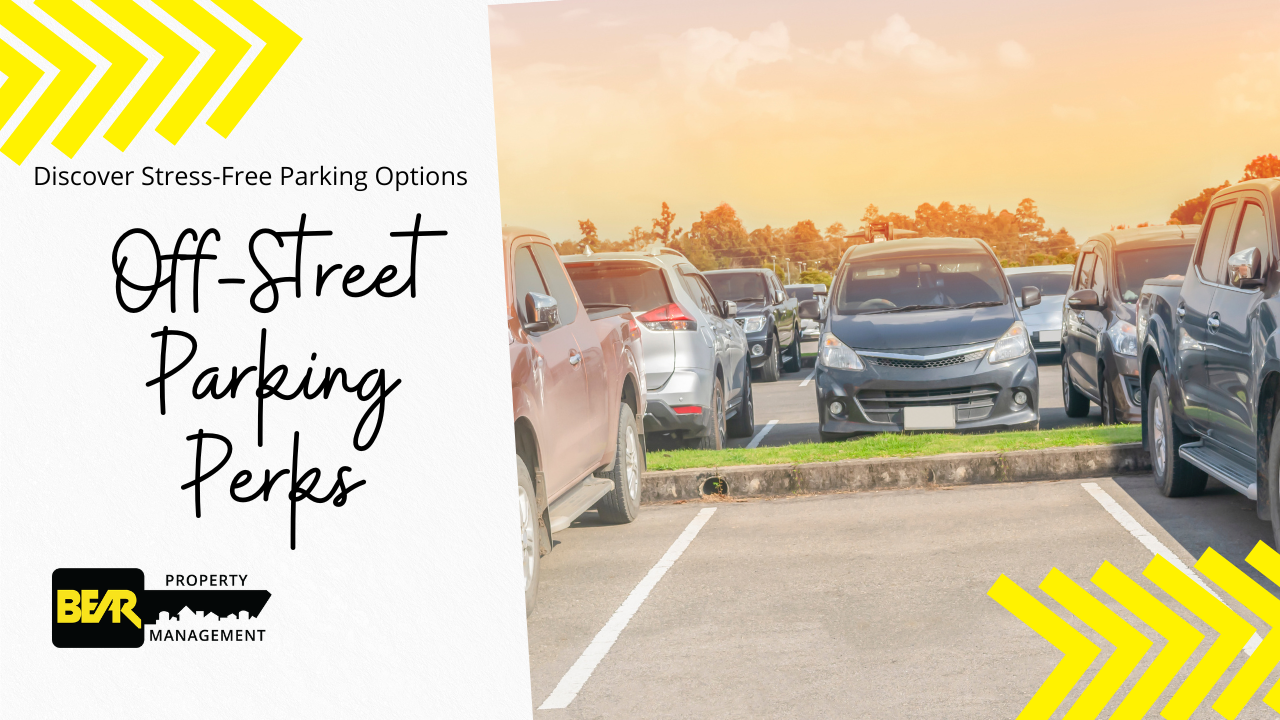 Apartments with off-street parking - banner
