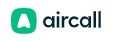 Aircall logo with green icon and black wordmark on white background