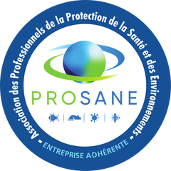Logo PROSANE - entreprise adherente a l association des professionnels de la protection de la sante et des environnements