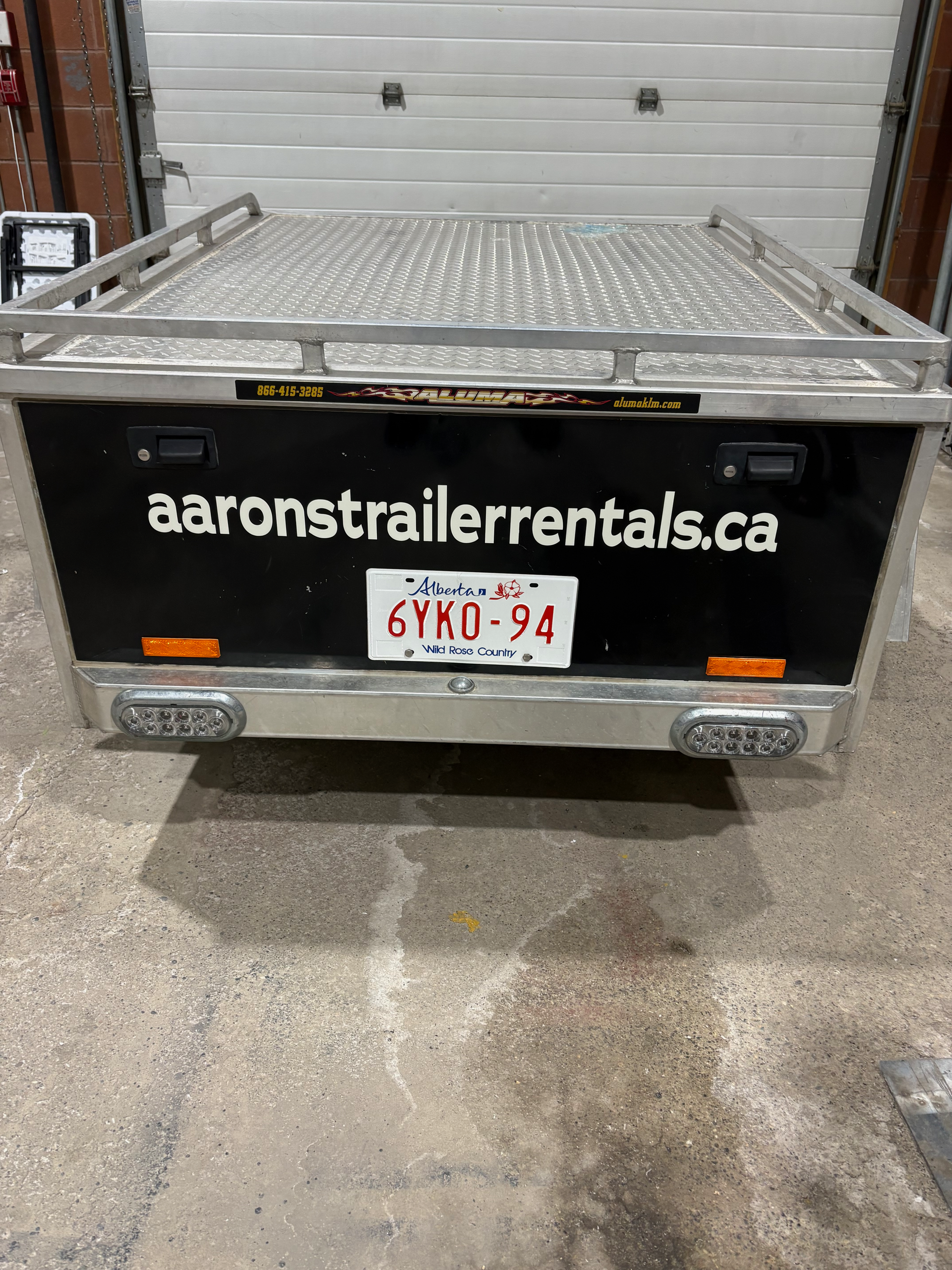 4x6 Flip-Top Utility Trailer