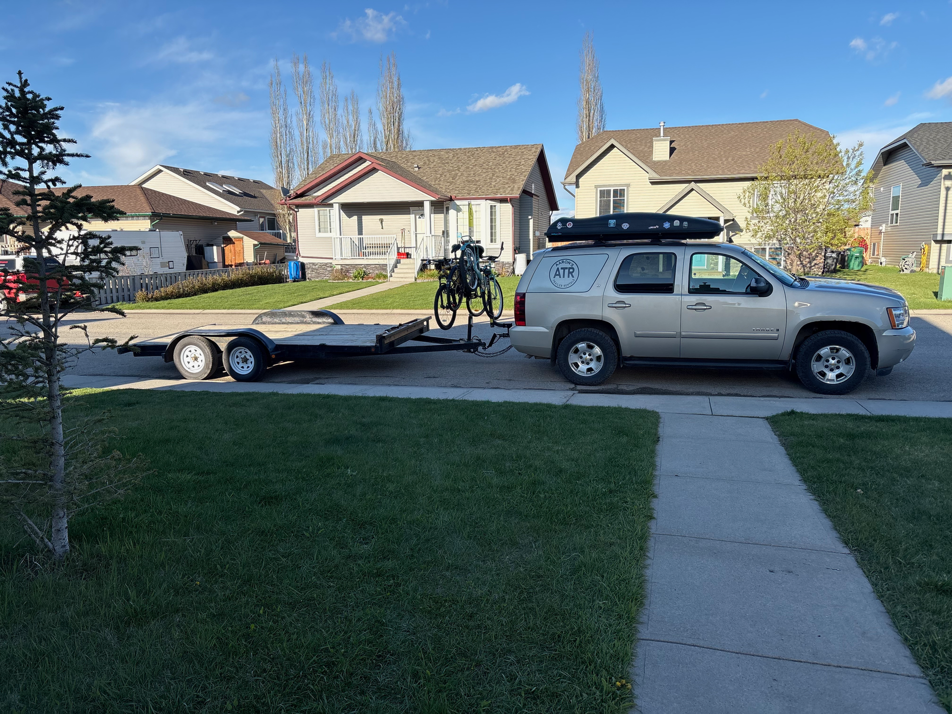 7x14 Flat Deck Trailer