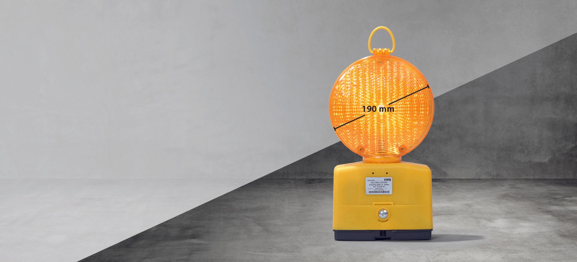 Warnleuchte Baustellenlampe Lampe Leuchte Euro Nitra