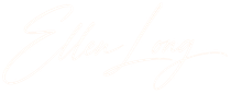 Pale peach cursive signature on a white background