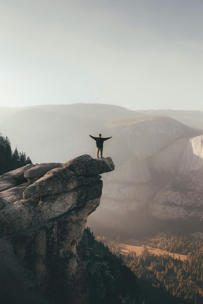 Arms outstretched