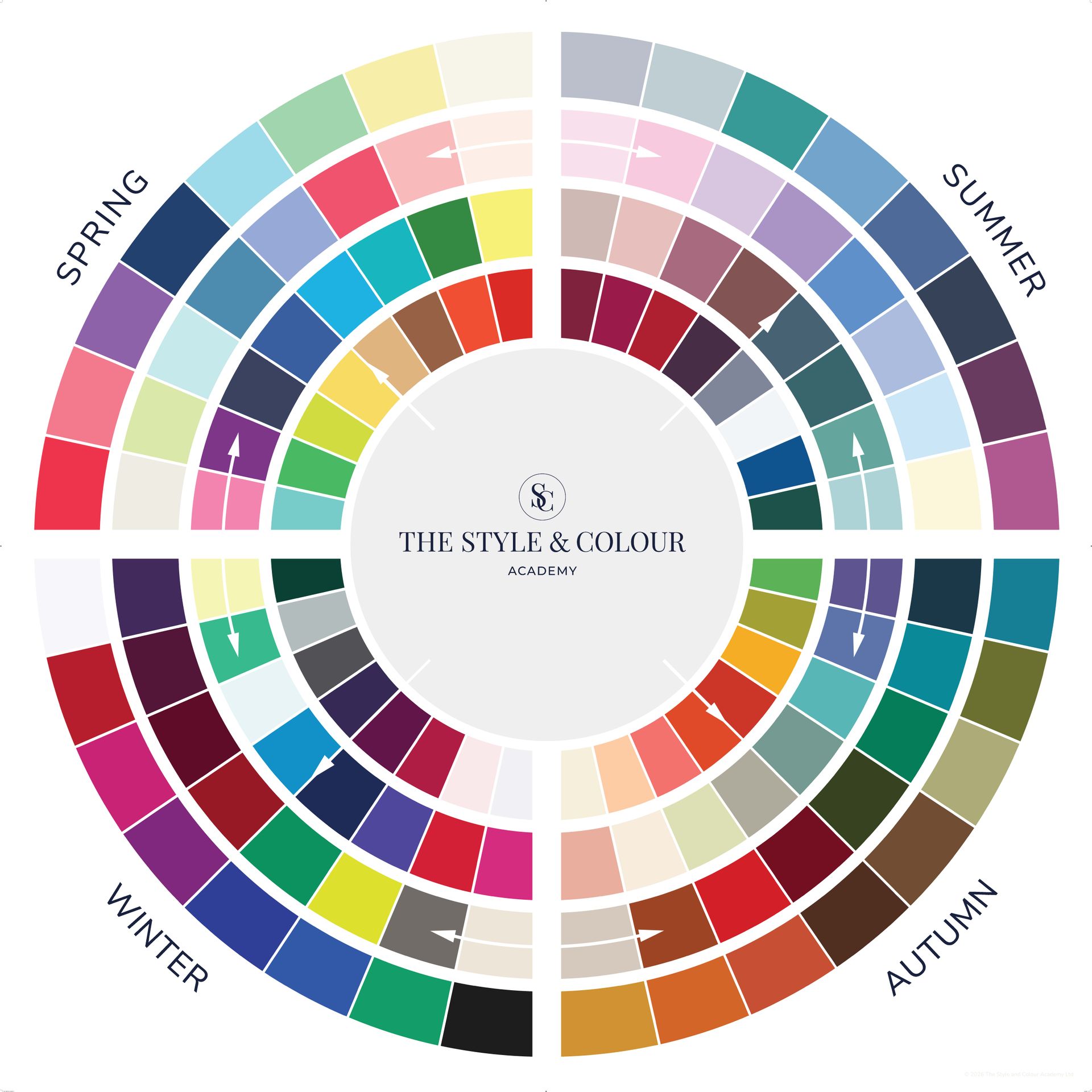 ALUMINIUM Colour Wheel STANDARD (50x50cm)