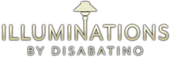 Logo reading “Illuminations by Disabatino” with a small lamp icon above the text.