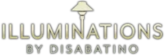 Logo reading “Illuminations by Disabatino” with a small lamp icon above the text.