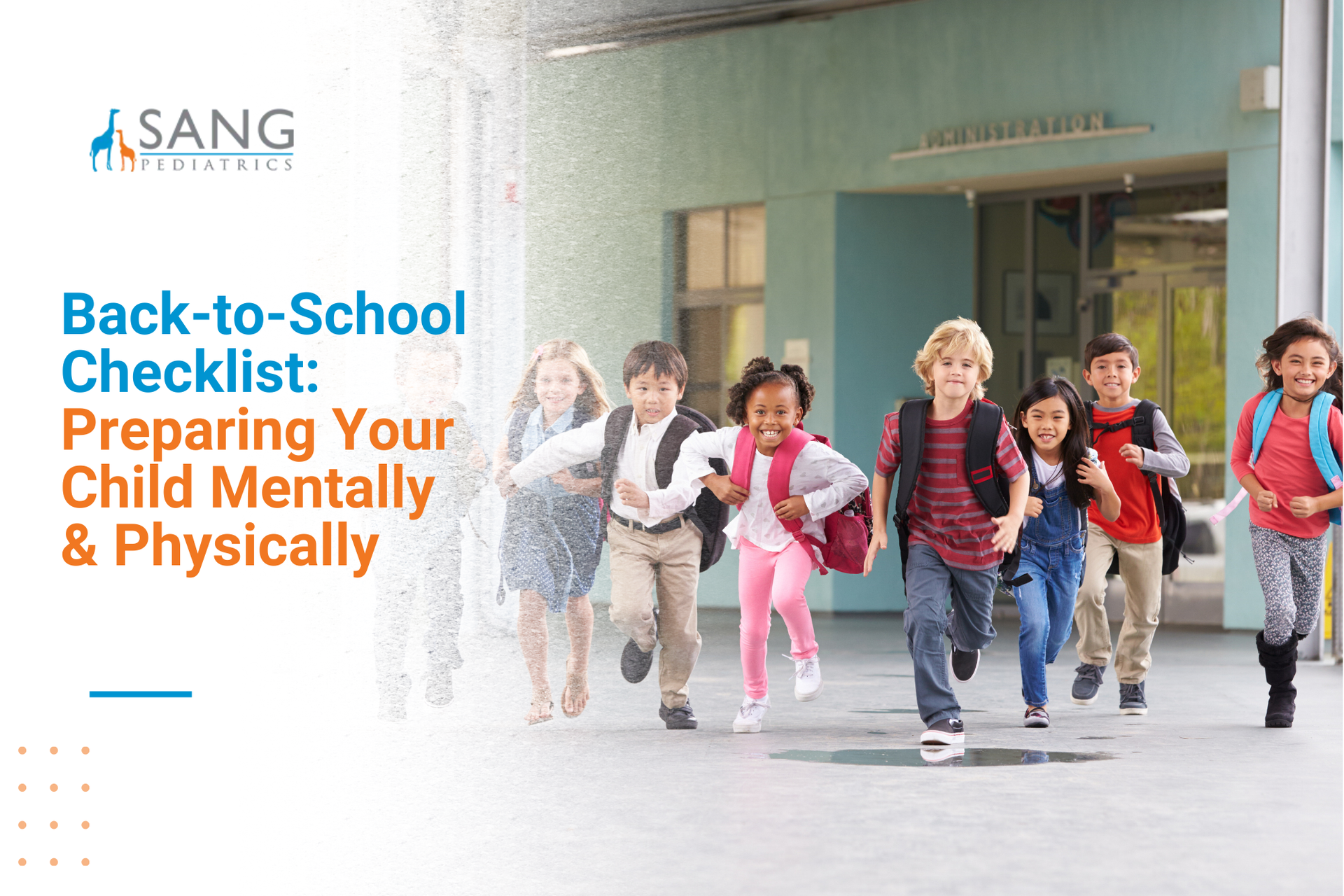 Healthy children who have had their pediatric wellness exam are excited to go back to school.