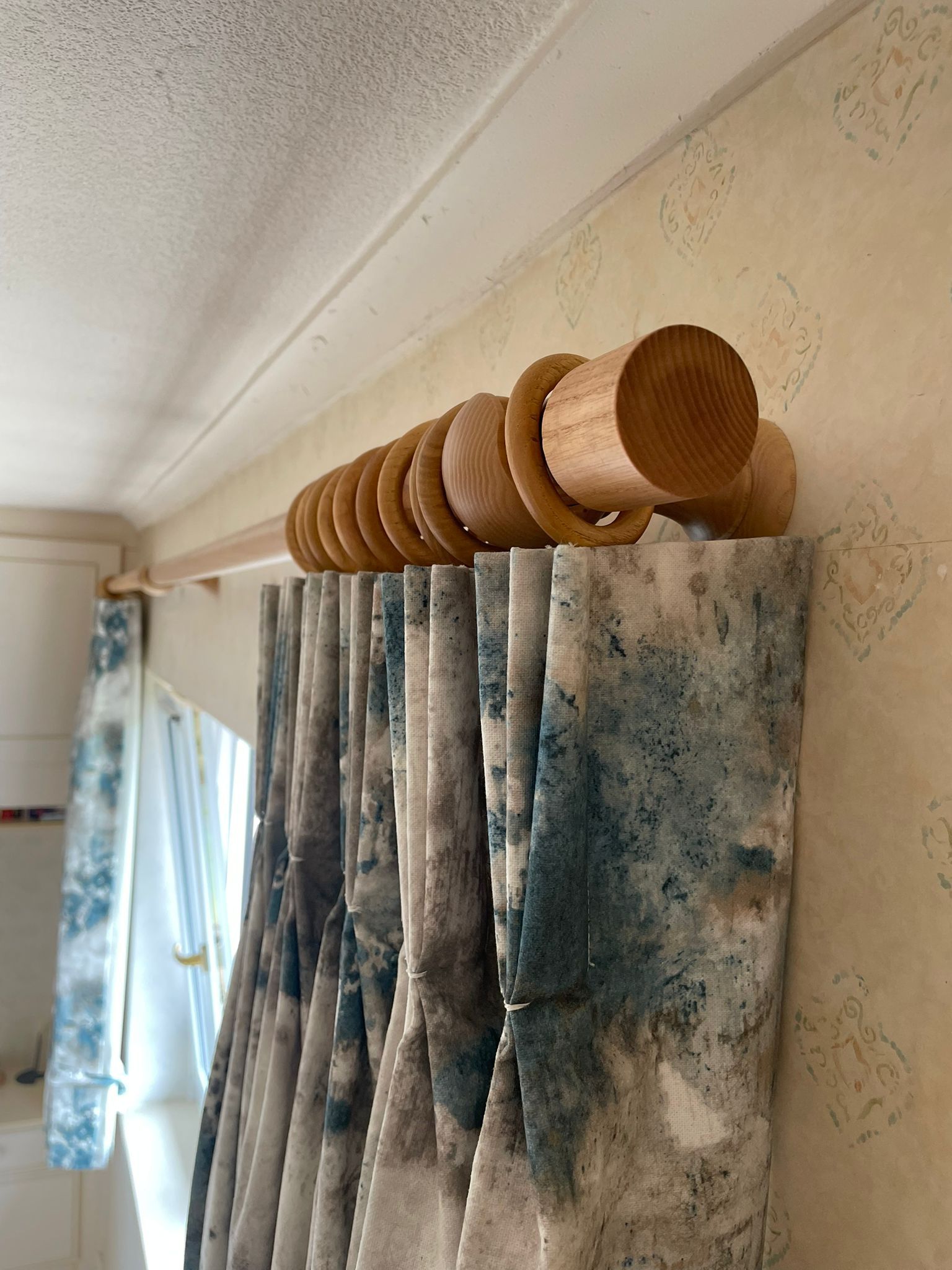 Blackout triple pleat curtains