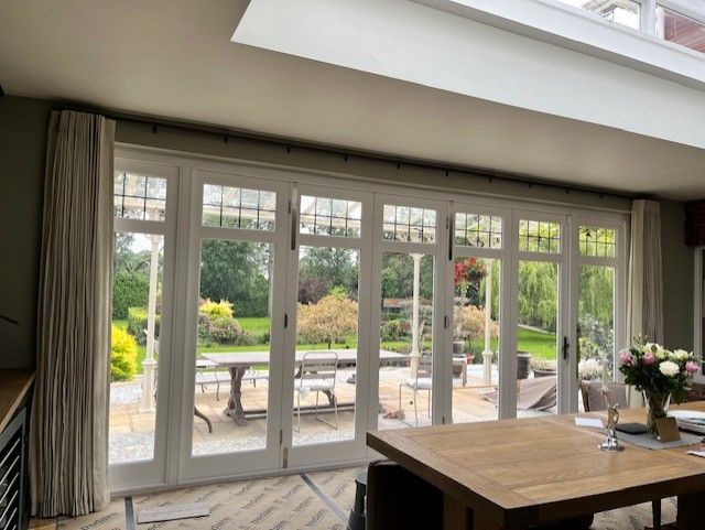 Unlined linen single pleat curtains