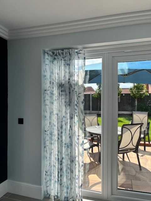 Unlined curtain panels