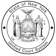 The seal of the state of new york united court system.