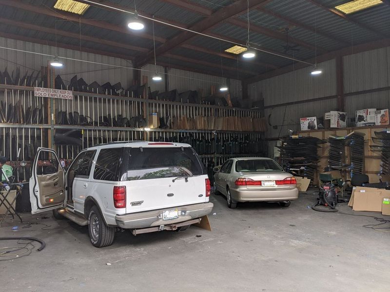 Interior of a parts warehouse