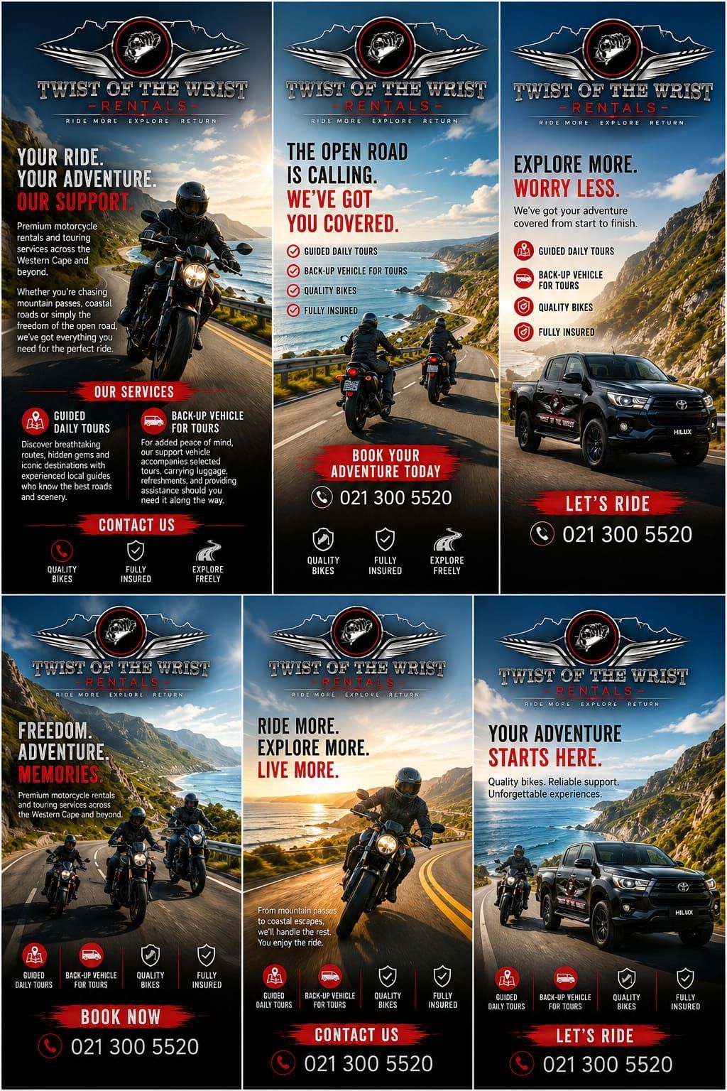 Twist of the Wrist Rentals Western Cape campaign