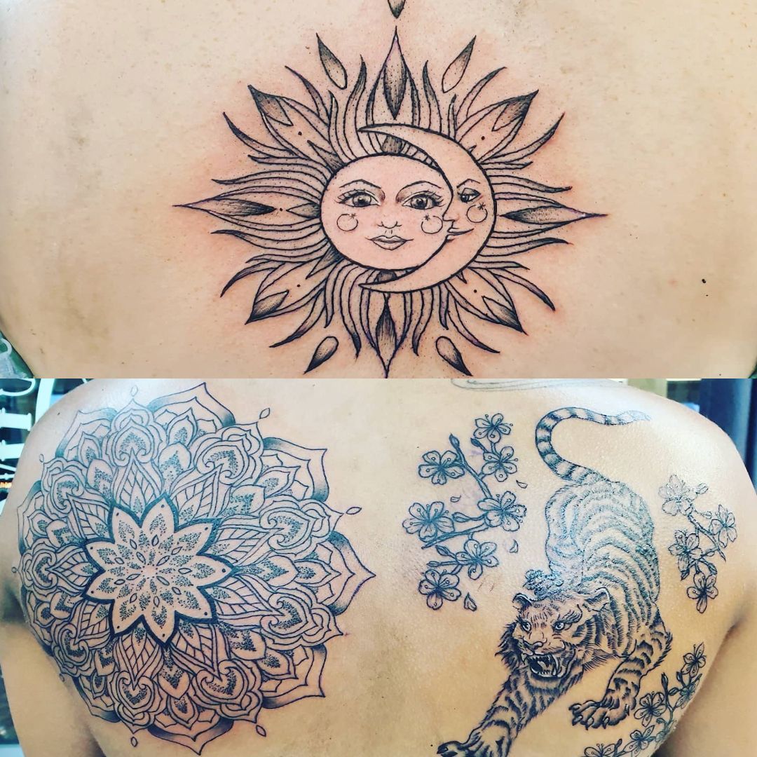 Two Back Tattoo Designs — Whitsunday Tattooing Airlie Beach in Airlie Beach, QLD
