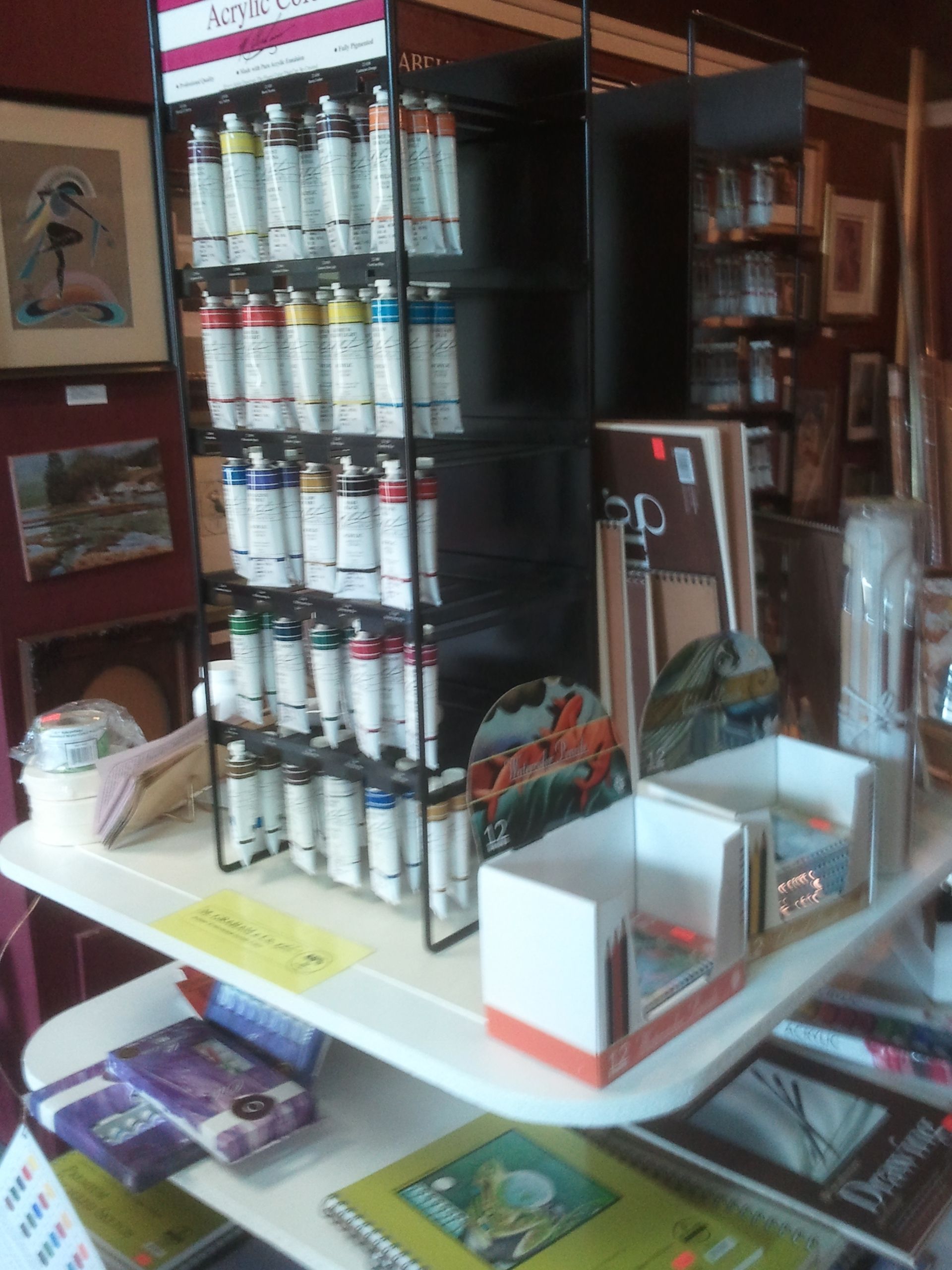 Painting in Progress — Everett, WA — Anabel’s Framing & Gallery
