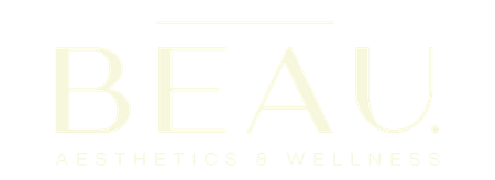 A logo of BEAU Aesthetics and Wellness