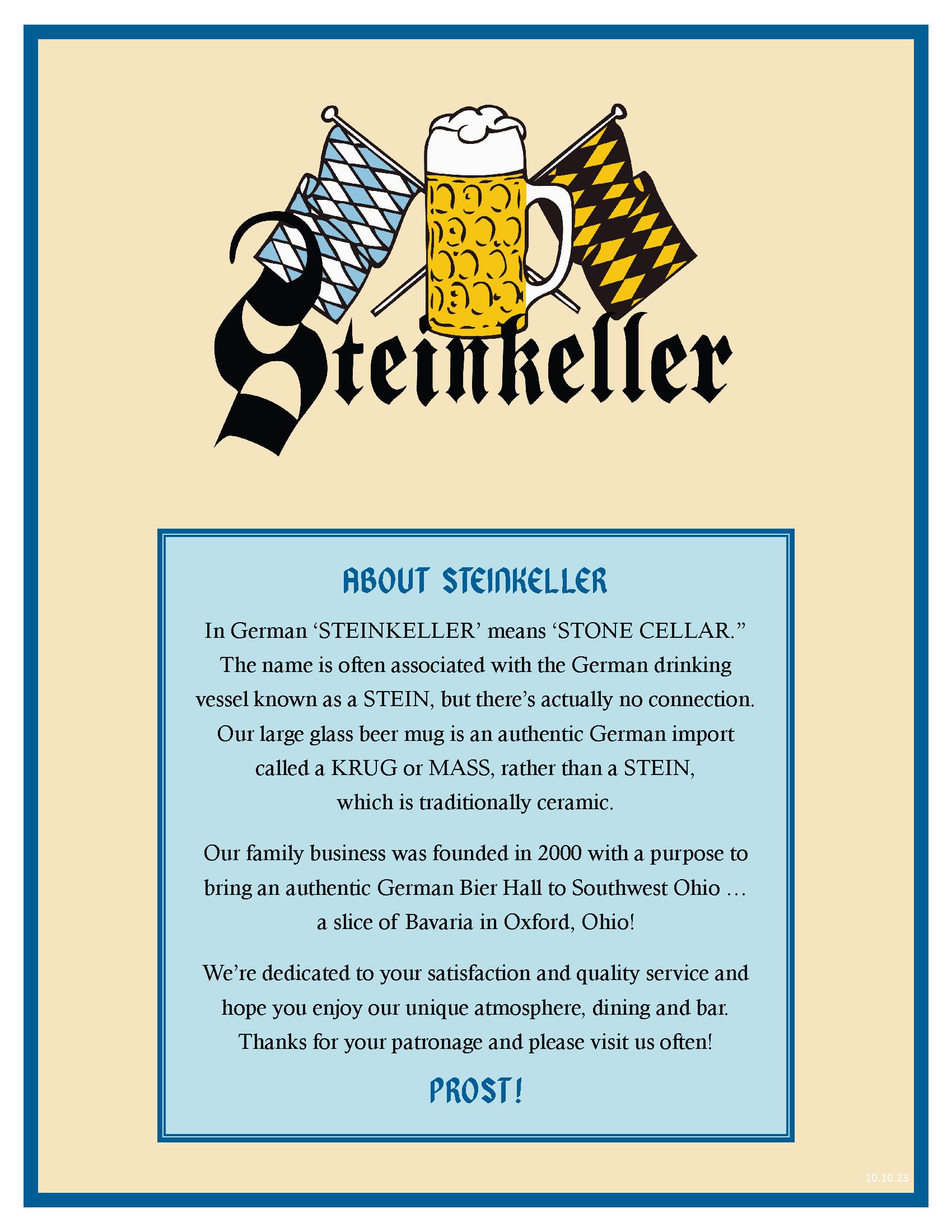 drink menu