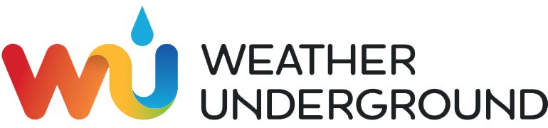 A colorful logo for the weather underground