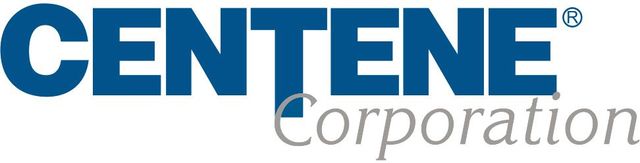 Centene Corporation logo in blue and gray text on a white background