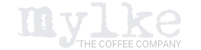 Myke, the coffee company logo in light gray text.