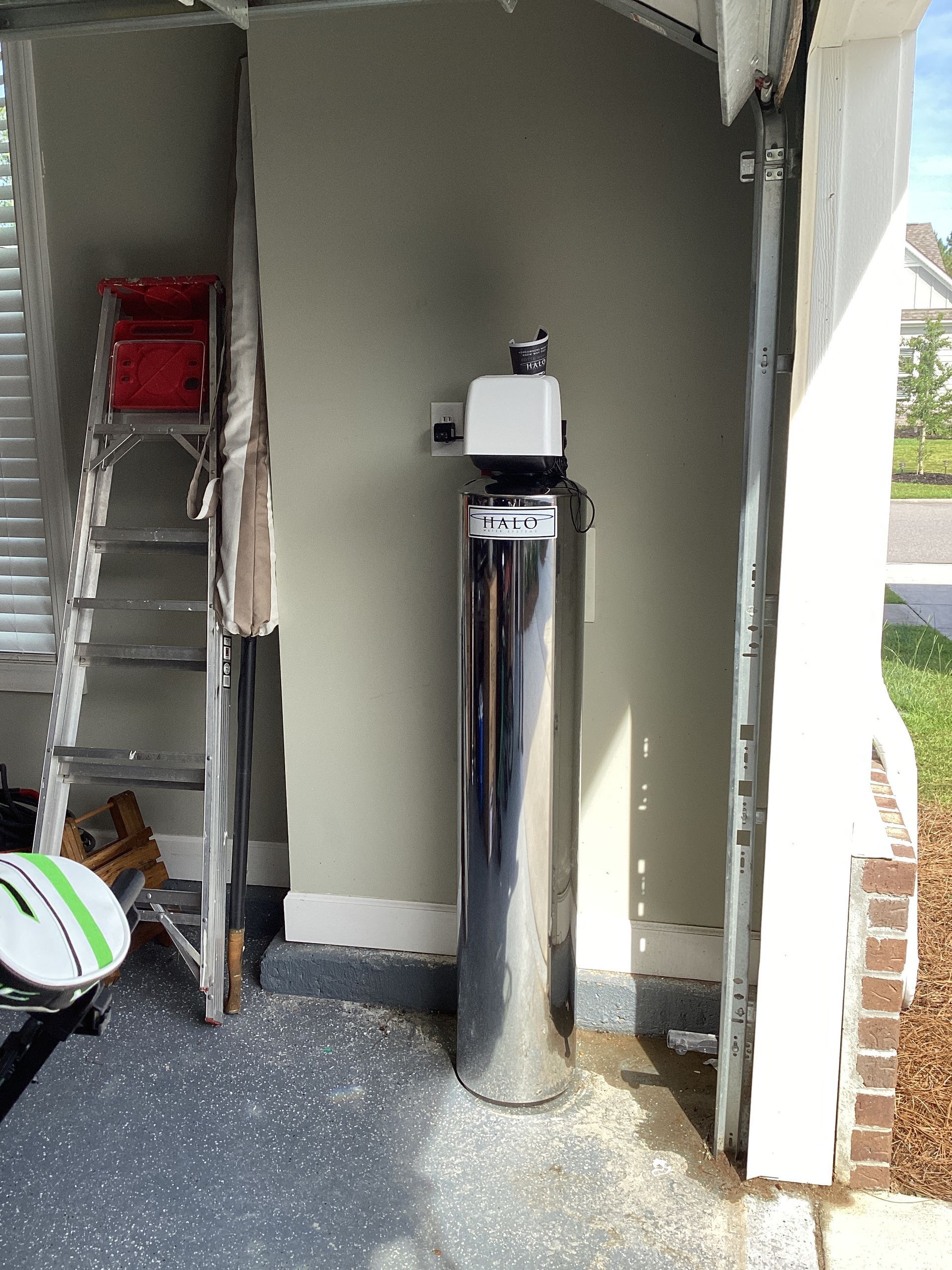 Water Filtration - sink water filtration system with tanks, filters, and plumbing in a cabinet - Savannah, GA