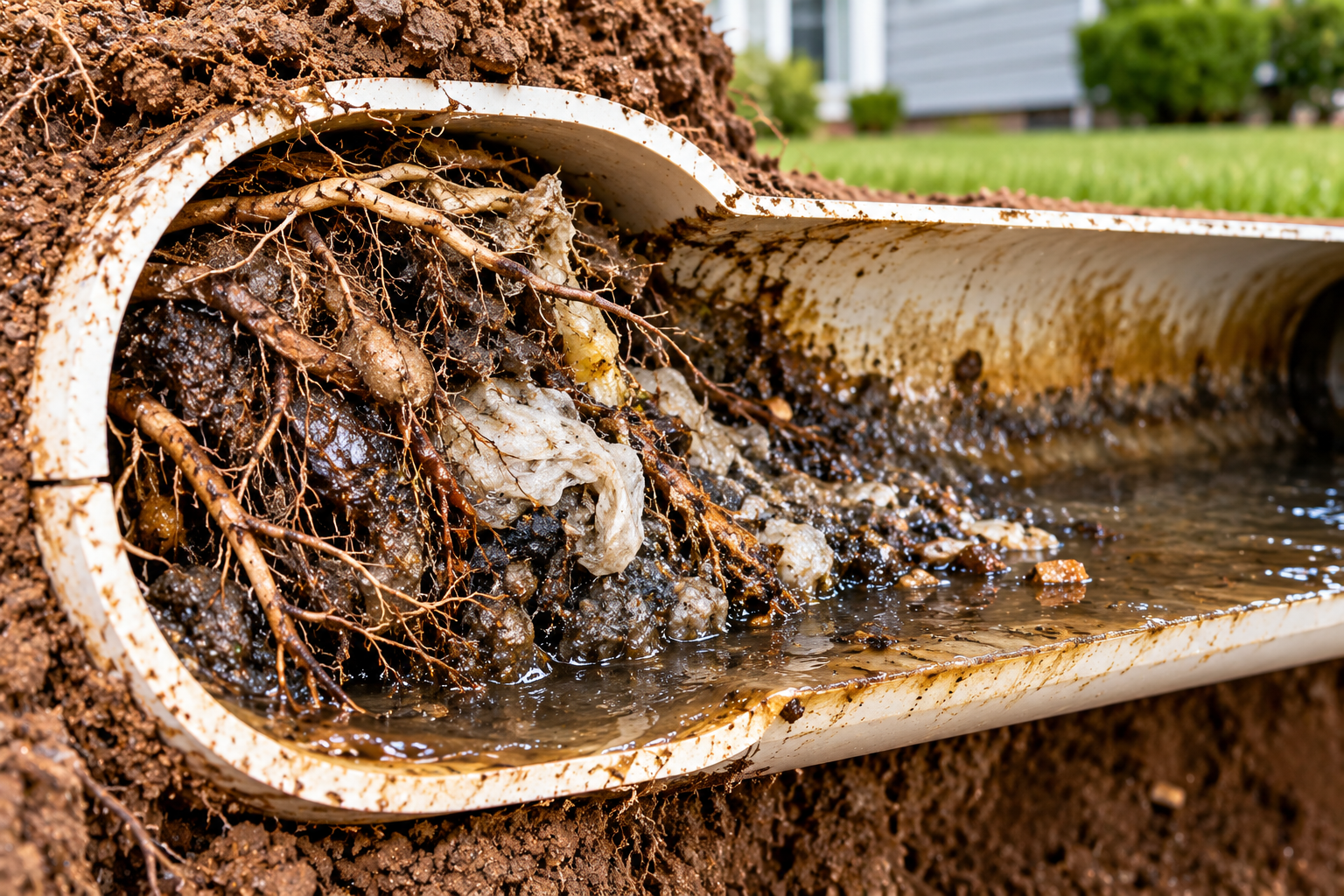 Residential Clog Pipeline - Savannah, GA