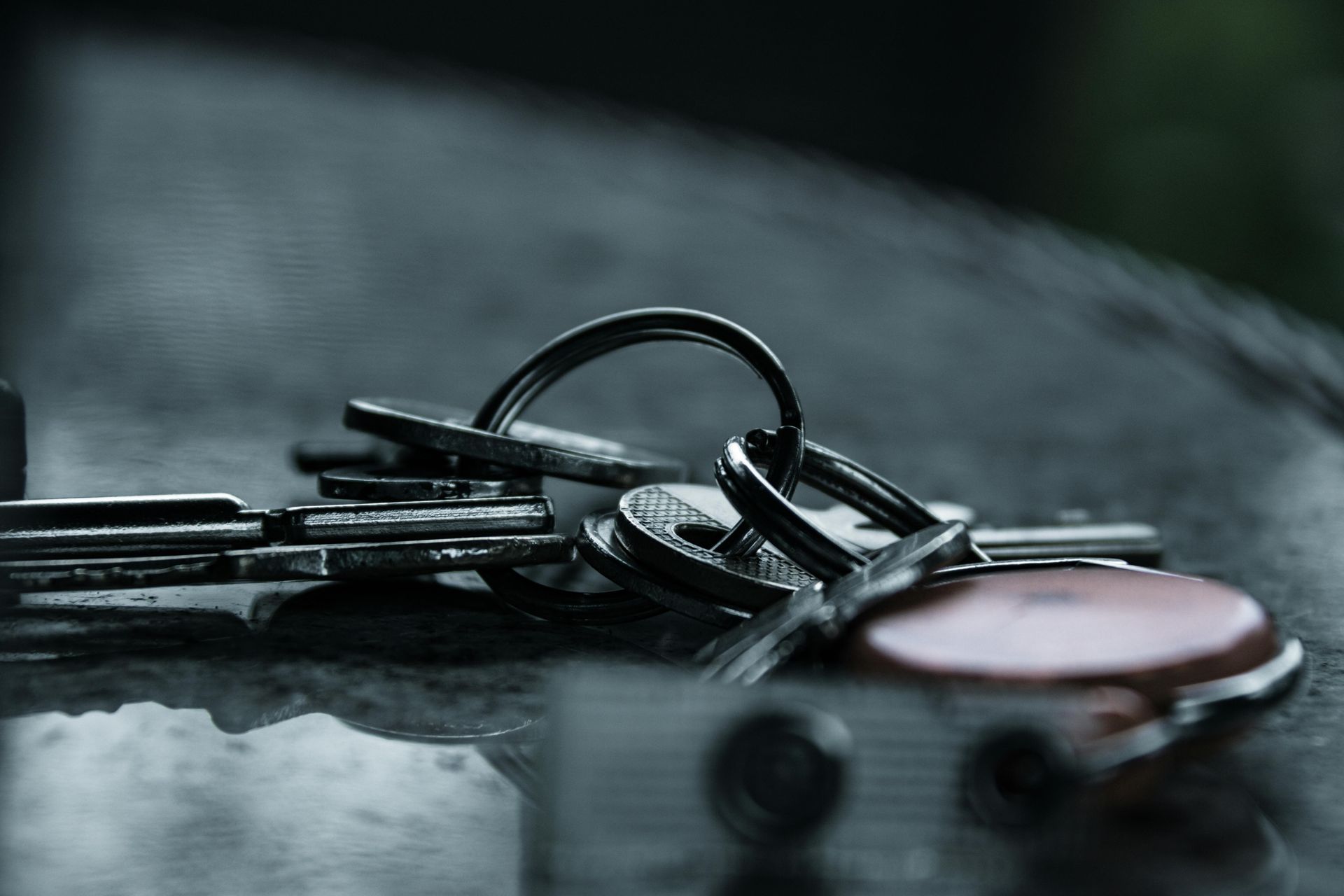 An extreme close-up of a pair of keys — Locksolid Security Locksmiths in Grafton, NSW